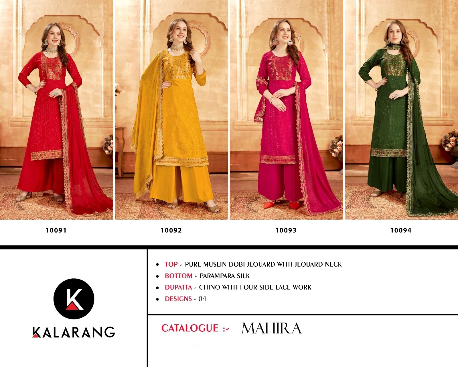 kalarang mahira muslin elegant look salwar suit catalog