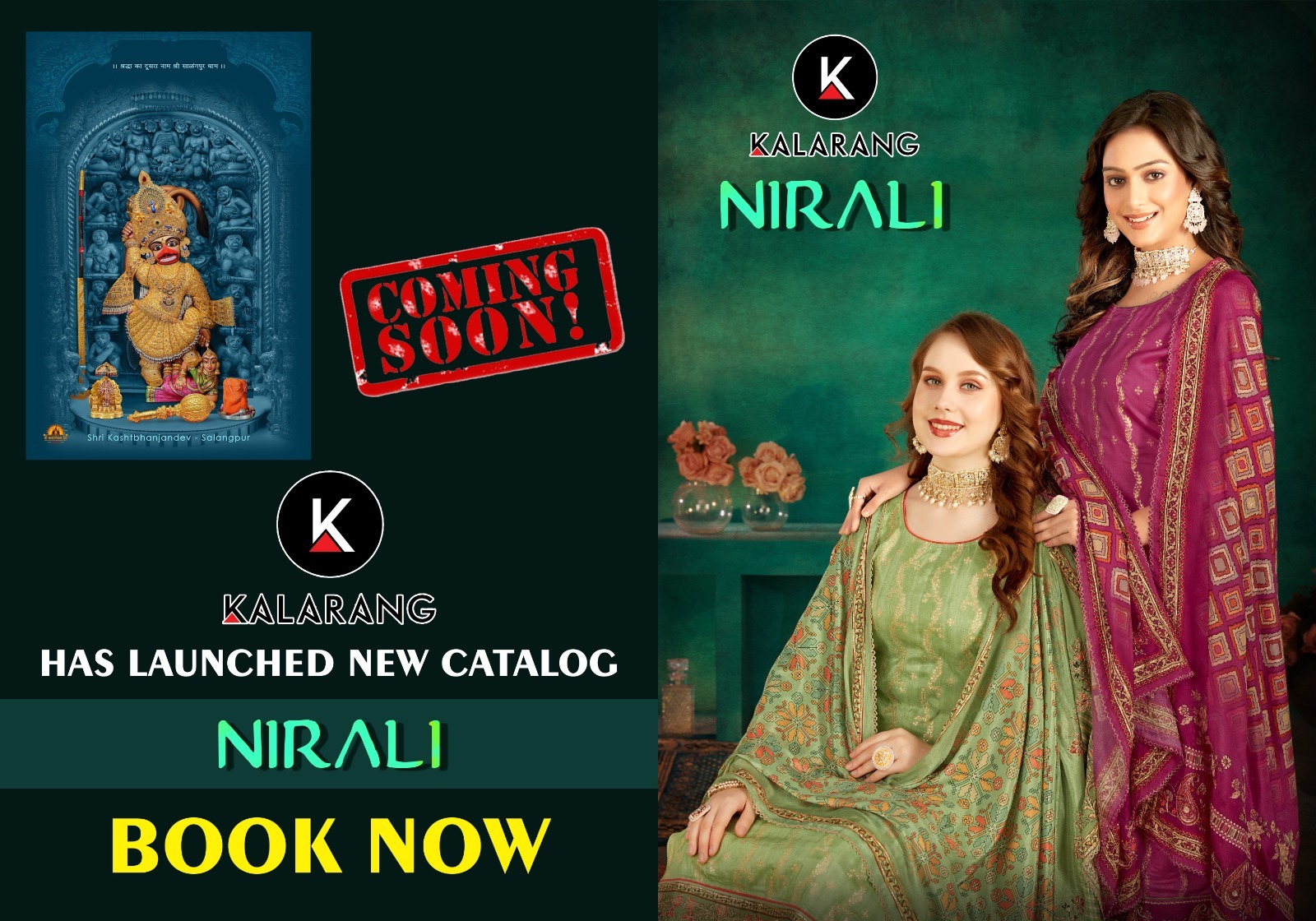 kalarang nirali russian Dola Jacquard gorgeous look salwar suit catalog