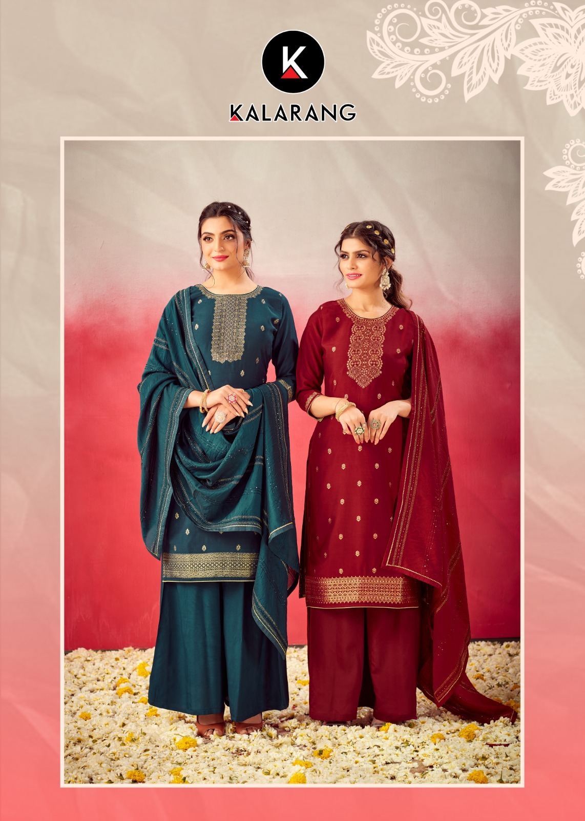 kalarang suhashini muslin regal look salwar suit catalog