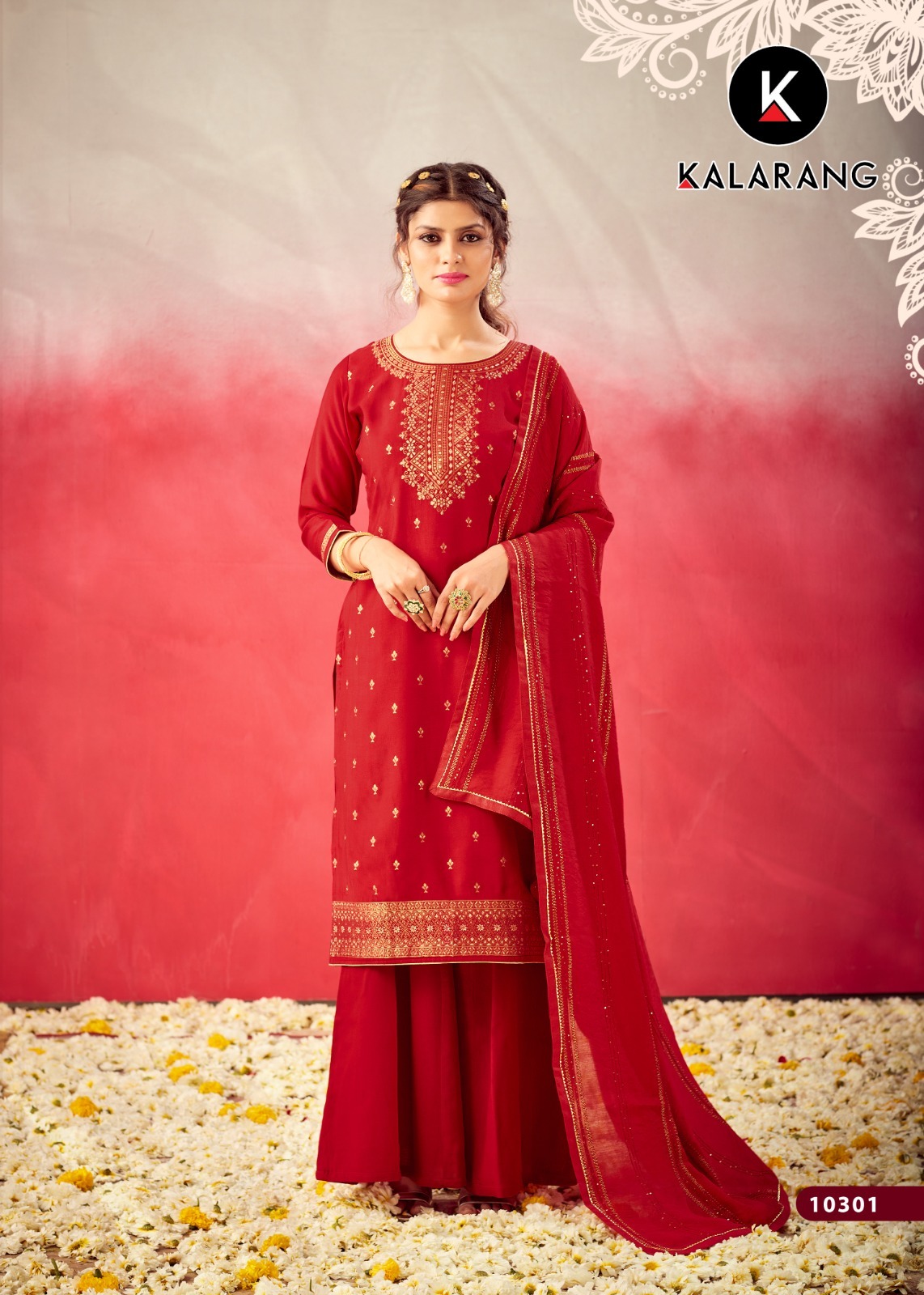 kalarang suhashini muslin regal look salwar suit catalog