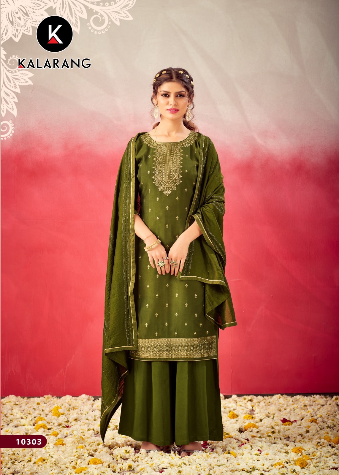 kalarang suhashini muslin regal look salwar suit catalog