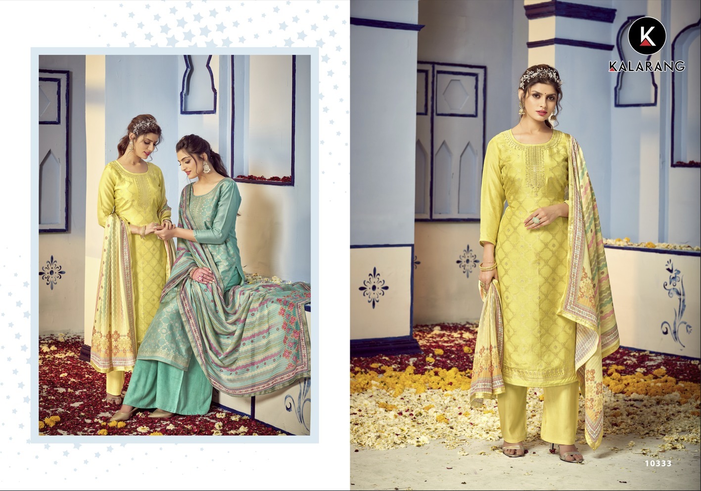 kalarang veena muslin attractive look salwar suit catalog