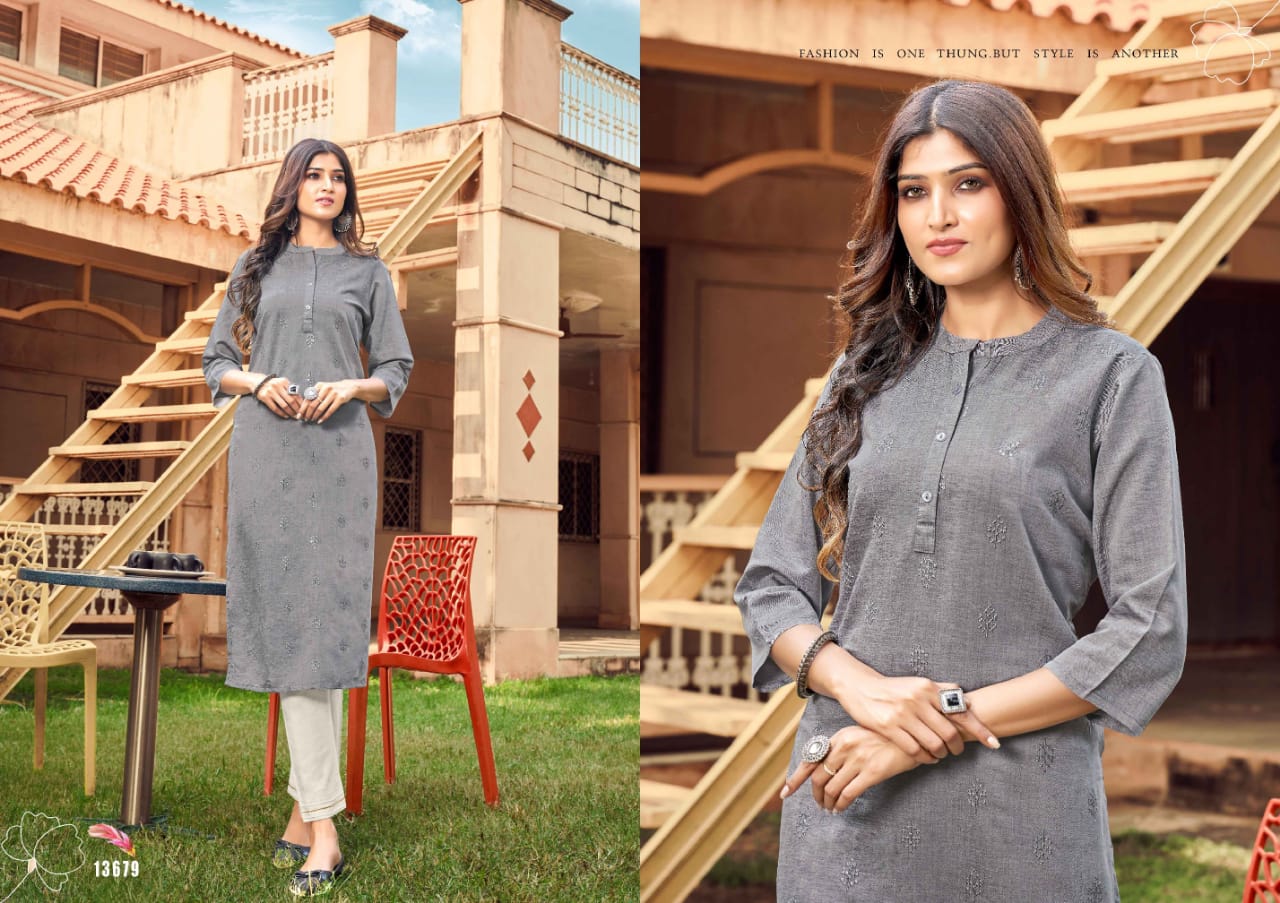 kalaroop by kajree Ladlee vol 3 italian rayon attractive look kurti catalog