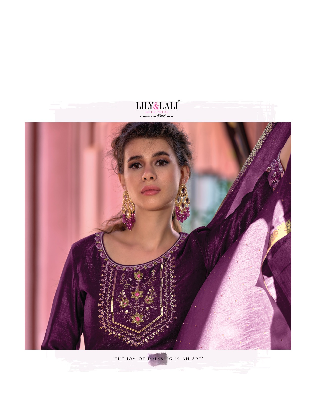 lily and lali masakali silk gorgeous look top bottom with dupatta catalog