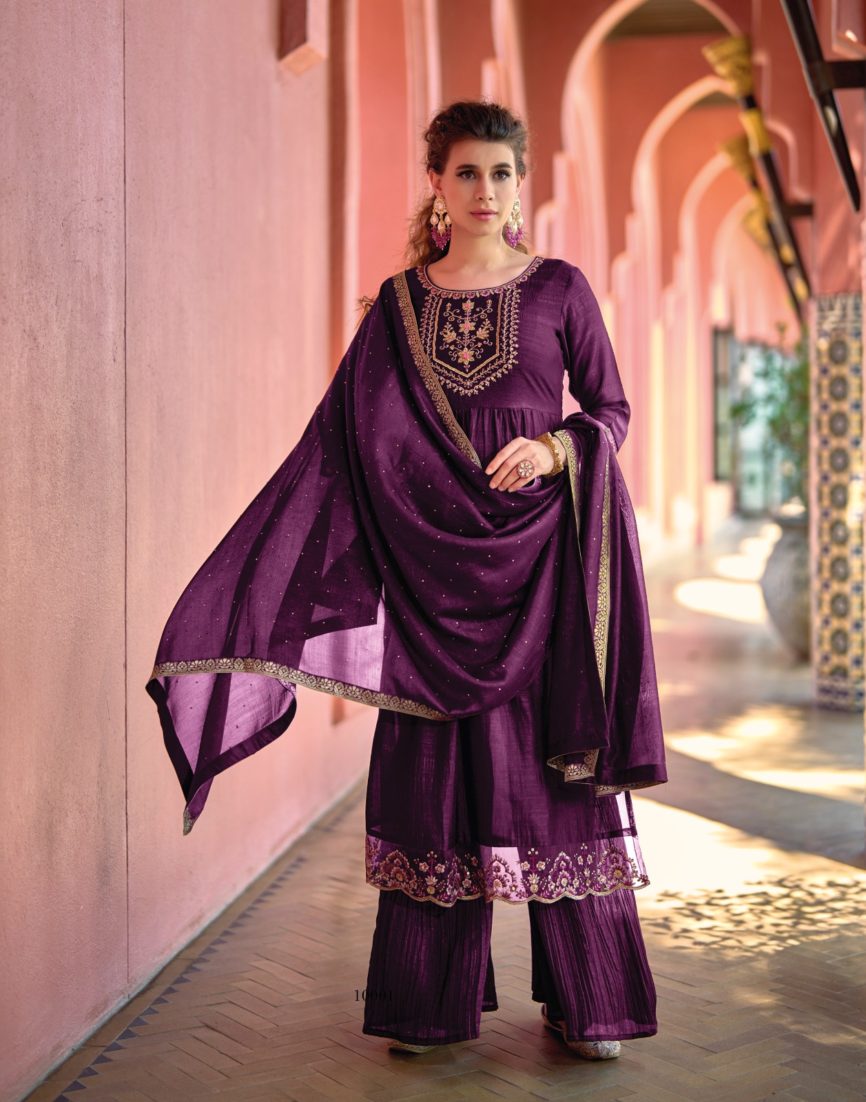 lily and lali masakali silk gorgeous look top bottom with dupatta catalog