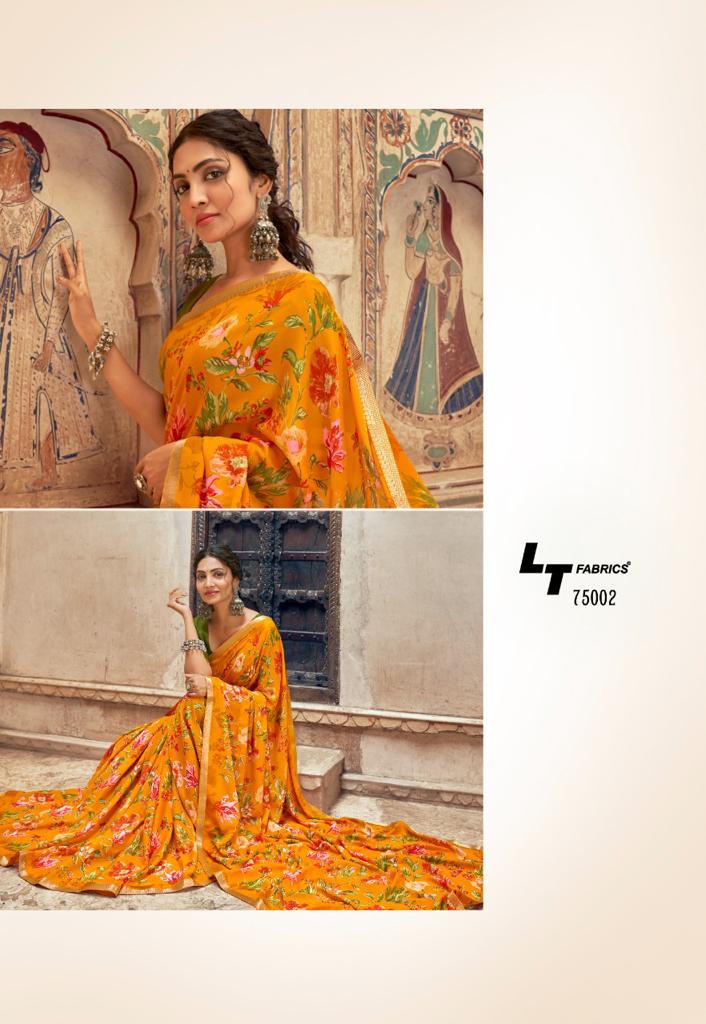 lt fashion gucci micro decent look saree catalog