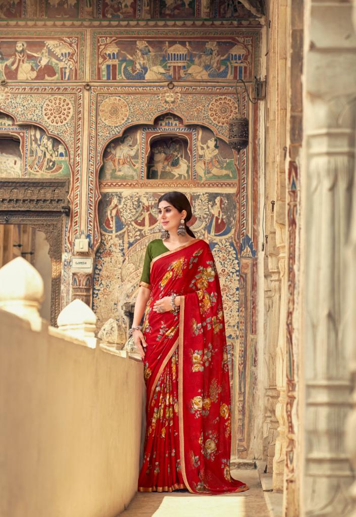 lt fashion gucci micro decent look saree catalog