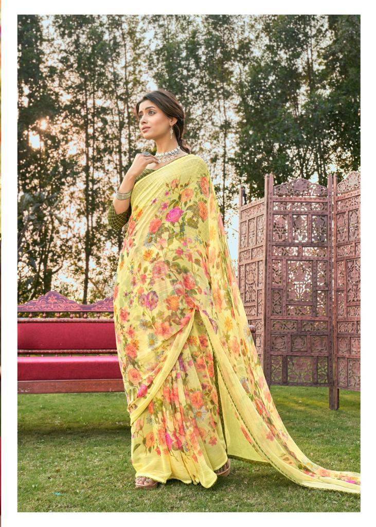 lt fashion mahima chiffon exclusive print saree catalog