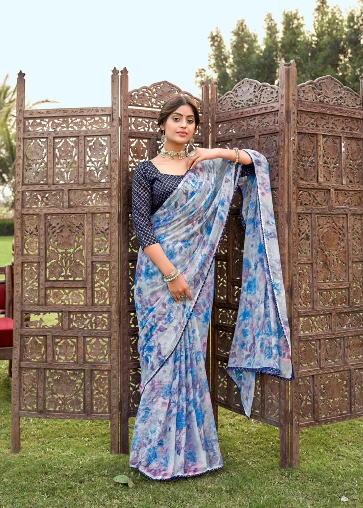 lt fashion mahima chiffon exclusive print saree catalog