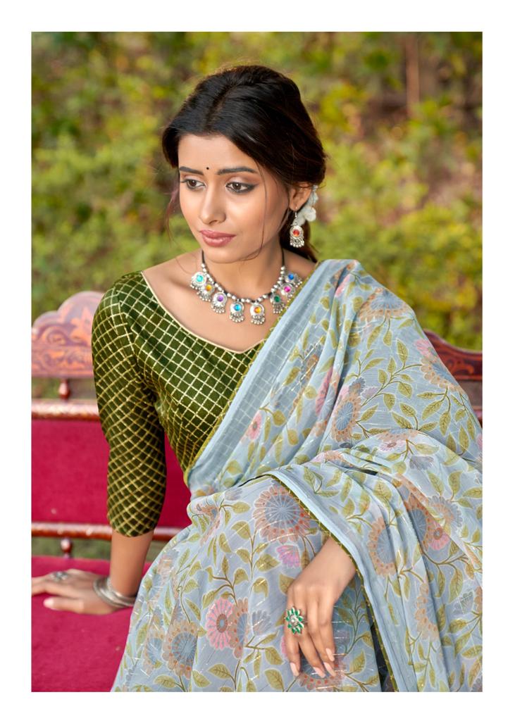 lt fashion mahima chiffon exclusive print saree catalog