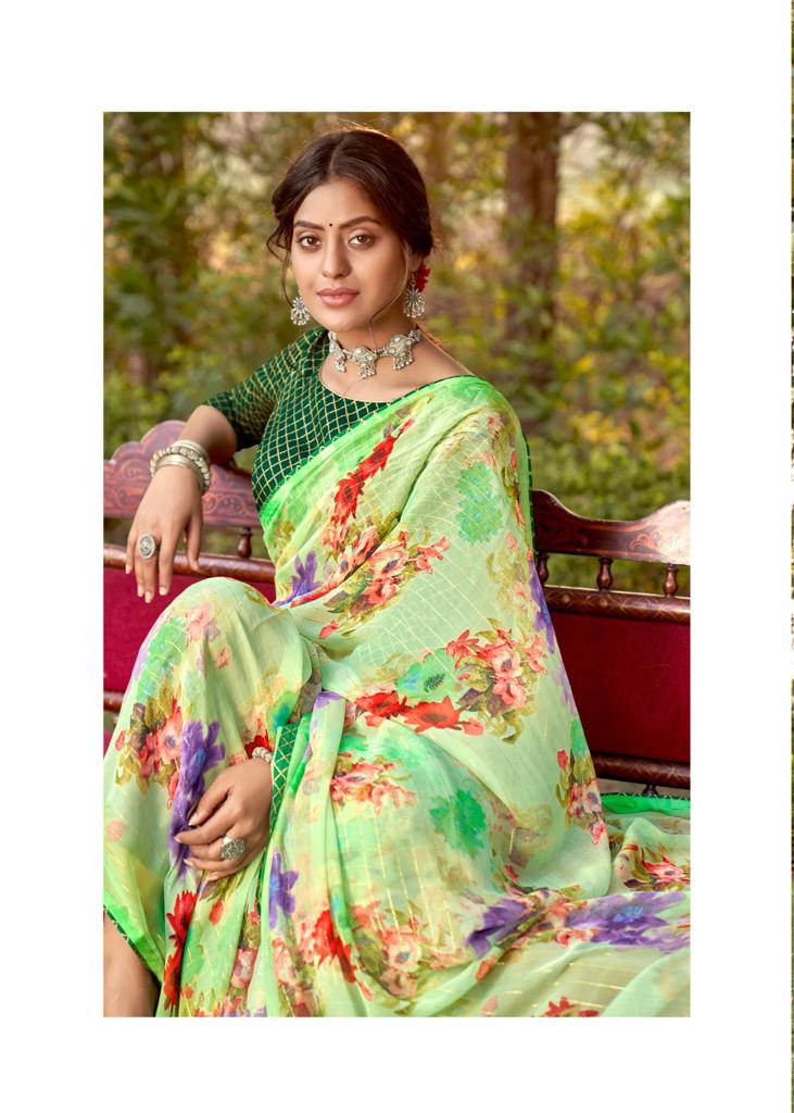 lt fashion mahima chiffon exclusive print saree catalog