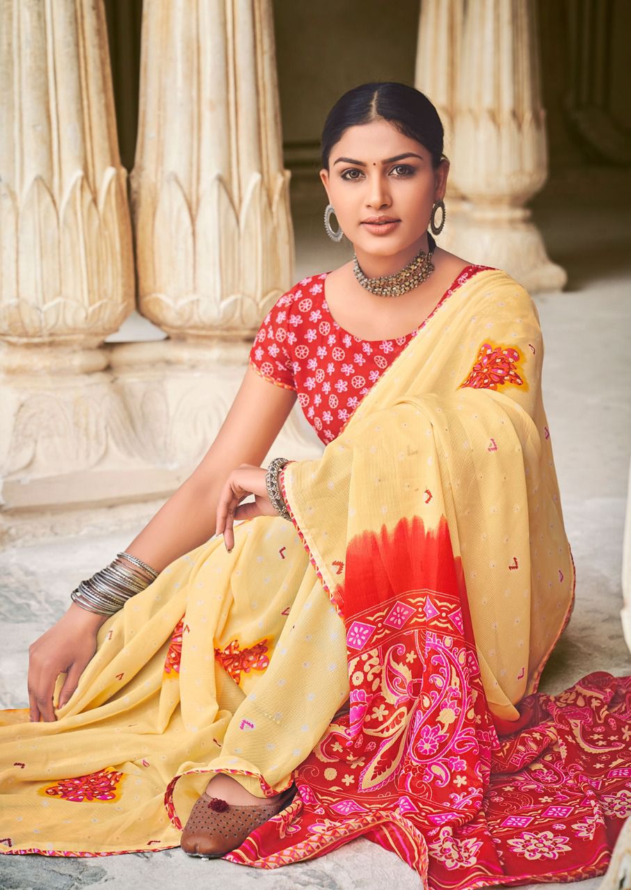 lt fashion radha weightless decent look saree catalog