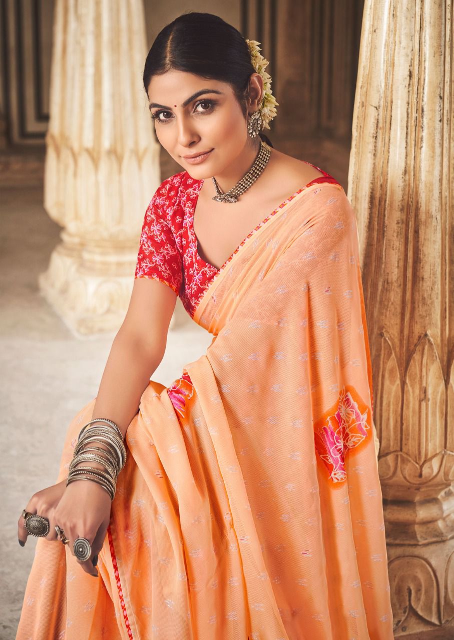 lt fashion radha weightless decent look saree catalog