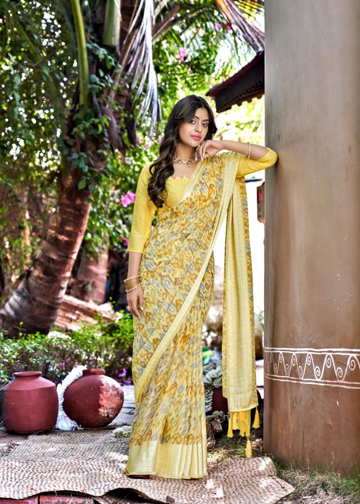 lt kashvi creation madhurima dull moss elegant saree catalog