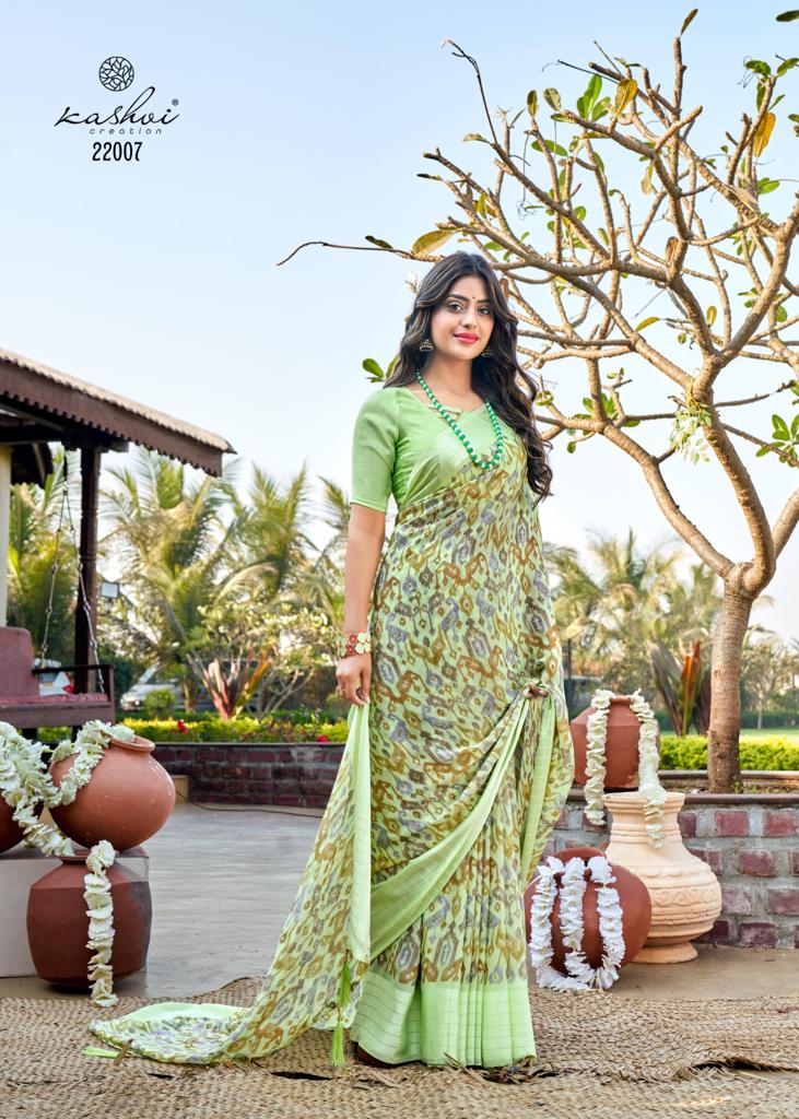 lt kashvi creation madhurima dull moss elegant saree catalog