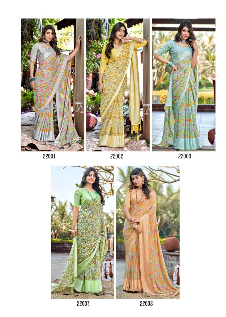 lt kashvi creation madhurima dull moss elegant saree catalog