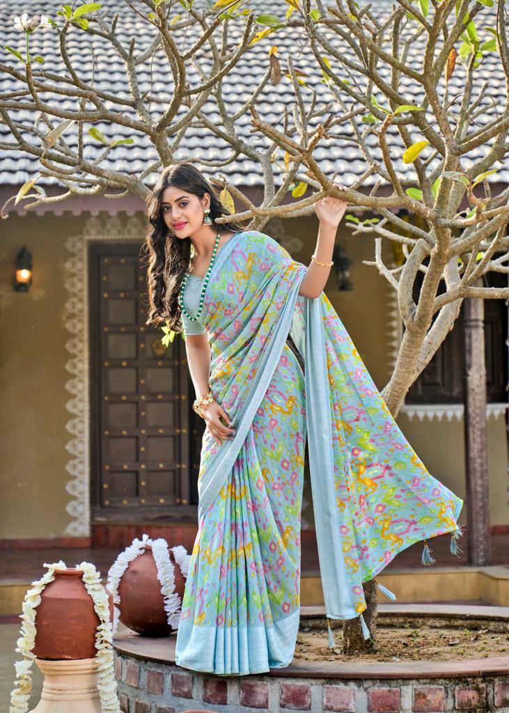 lt kashvi creation madhurima dull moss elegant saree catalog