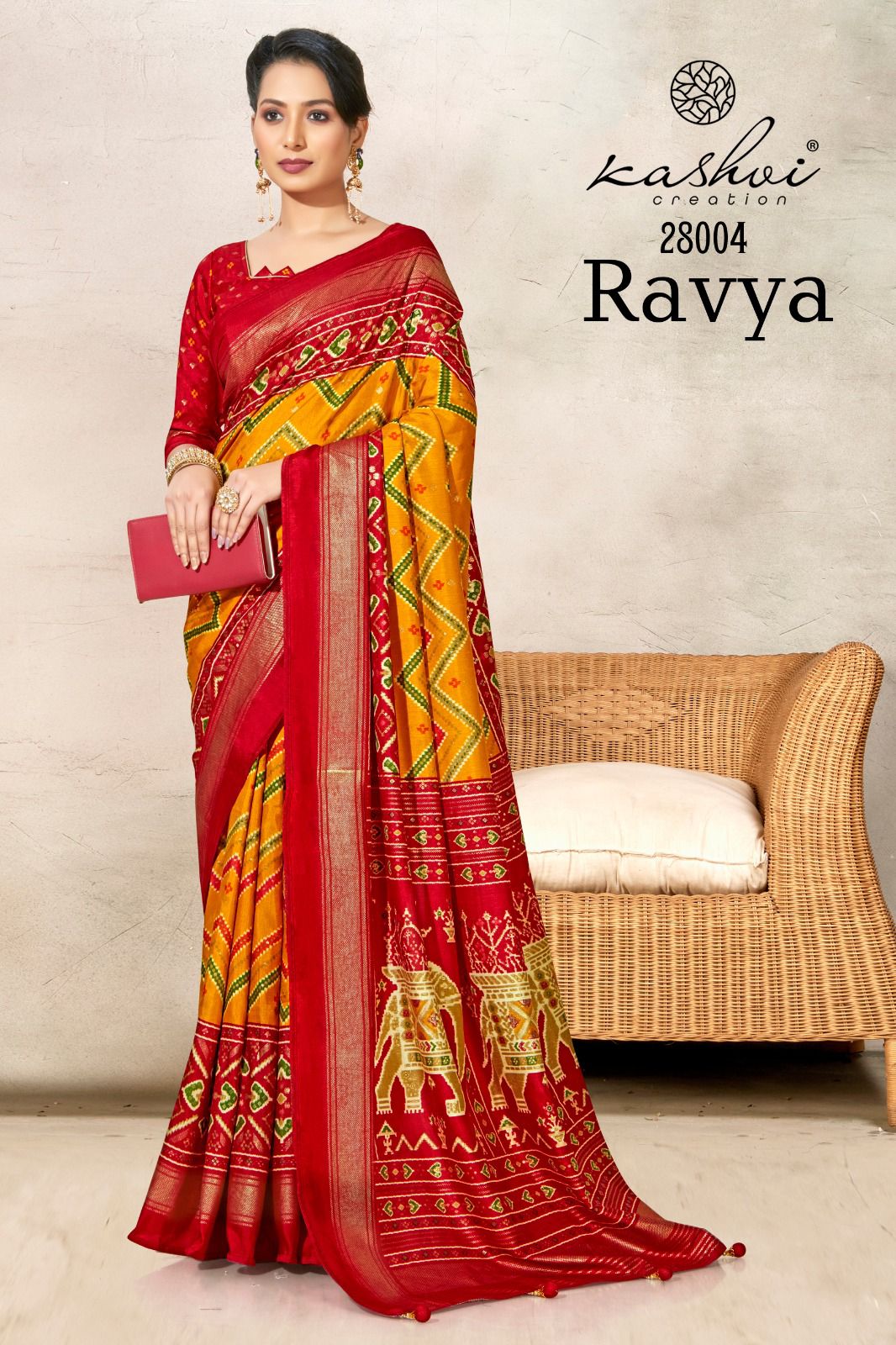 lt kashvi creation ravya dola silk decent look saree catalog