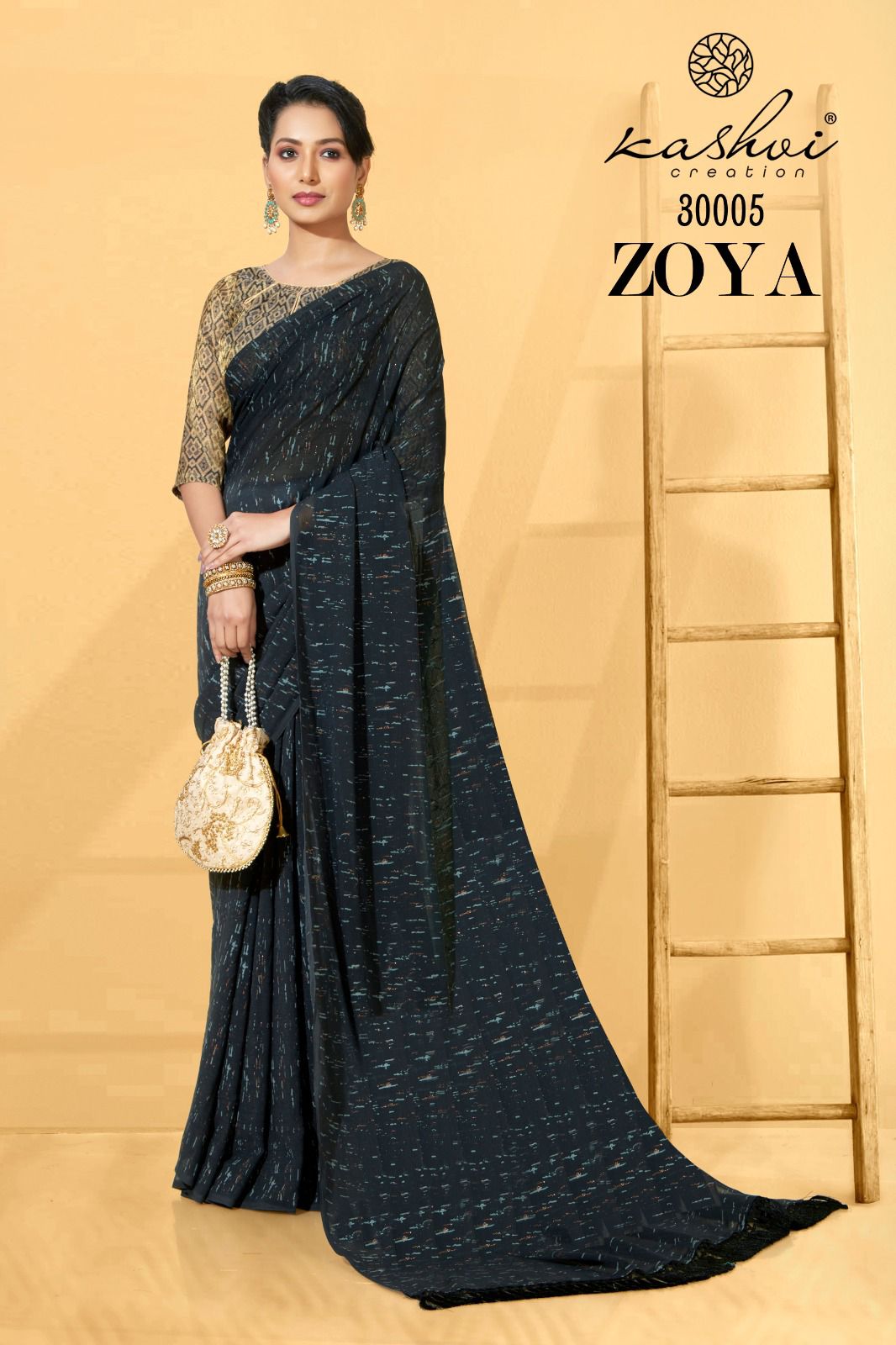 lt kashvi creation zoya fancy digital decent look saree catalog