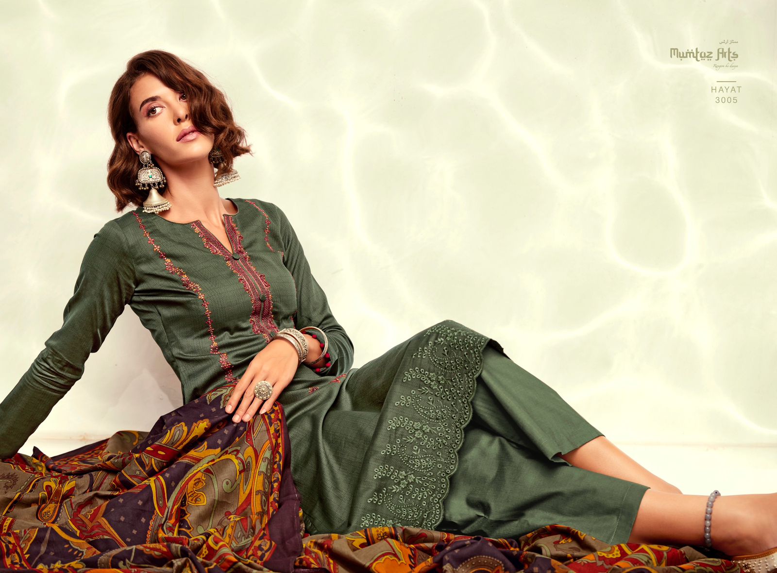 mumtaz art rango ki duniya Hayatt jam satin exclusive look salwar suit catalog