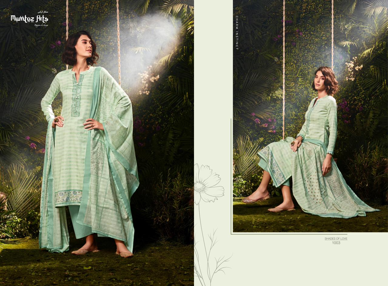 mumtaz art rango ki duniya shades of love Pure Viscose jam satin exclusive look salwar suit catalog