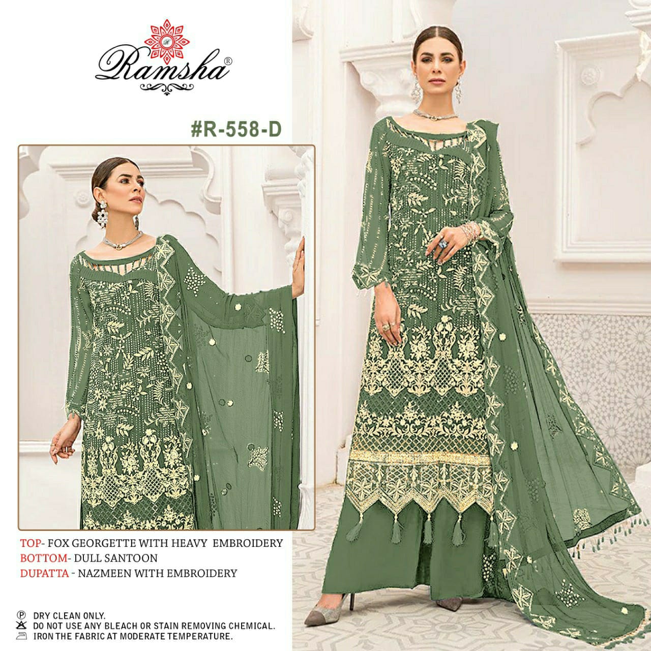 ramsha ramsha r 554 georgette elegant look salwar suit catalog