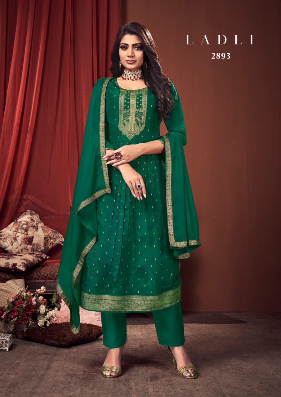 rang ladli crape meenakari jacquard elegant look suit catalog