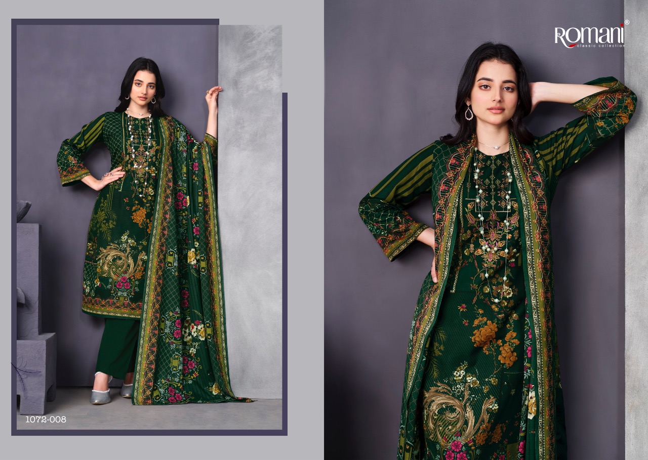 romani mareena vol 9 cotton decent print salwar suit catalog