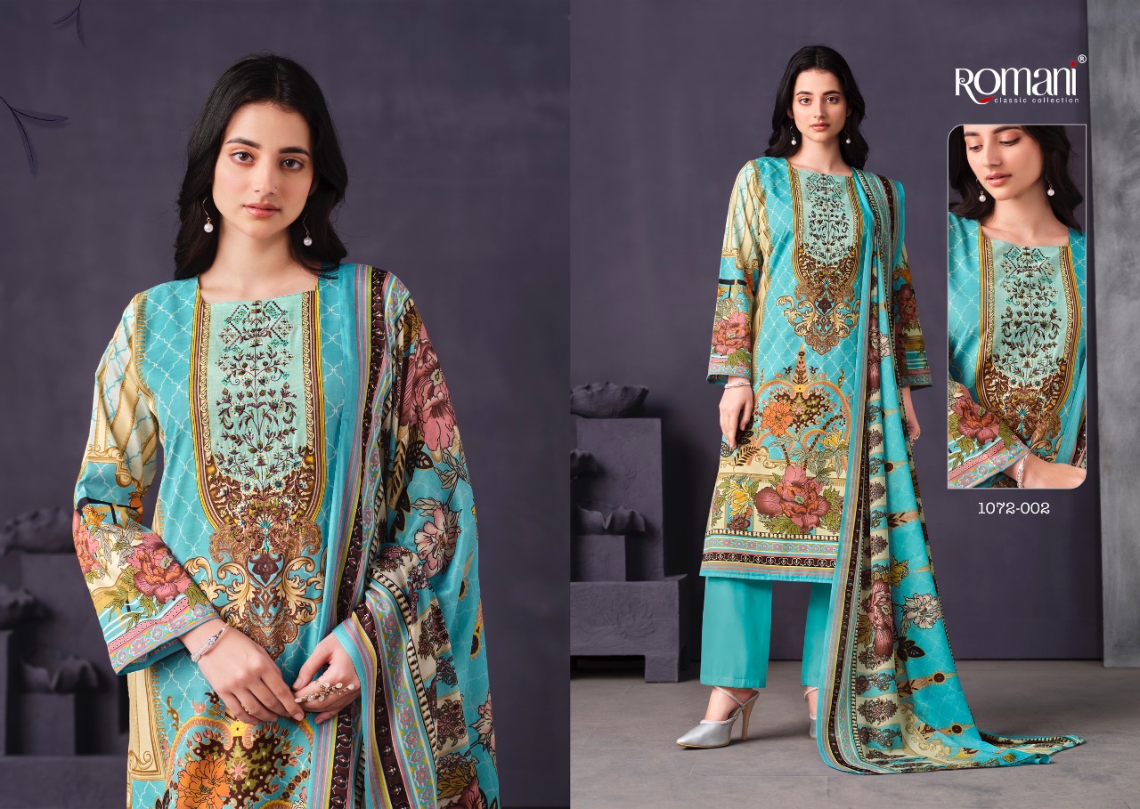 romani mareena vol 9 cotton decent print salwar suit catalog