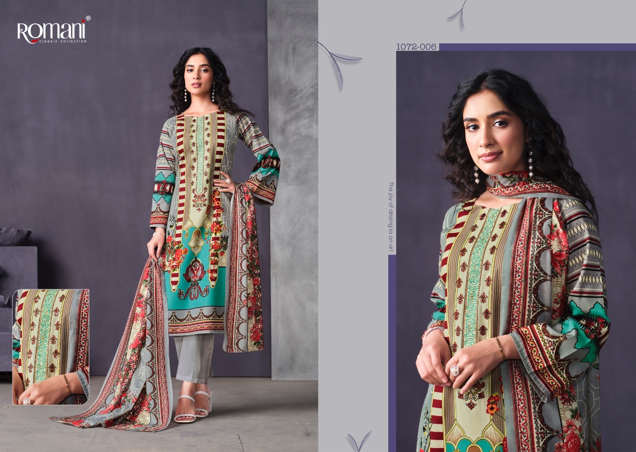 romani mareena vol 9 cotton decent print salwar suit catalog