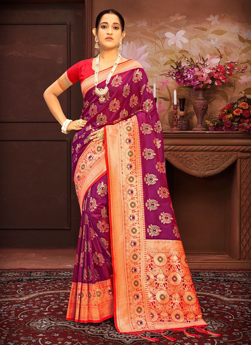 sangam print kamakhaya silk Banarasi Silk gorgeous look saree catalog