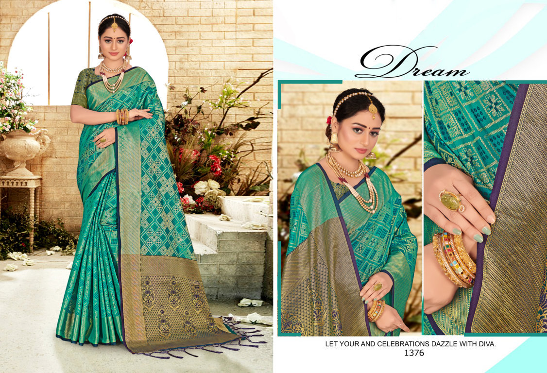 sangam print patni patola silk festive look saree catalog