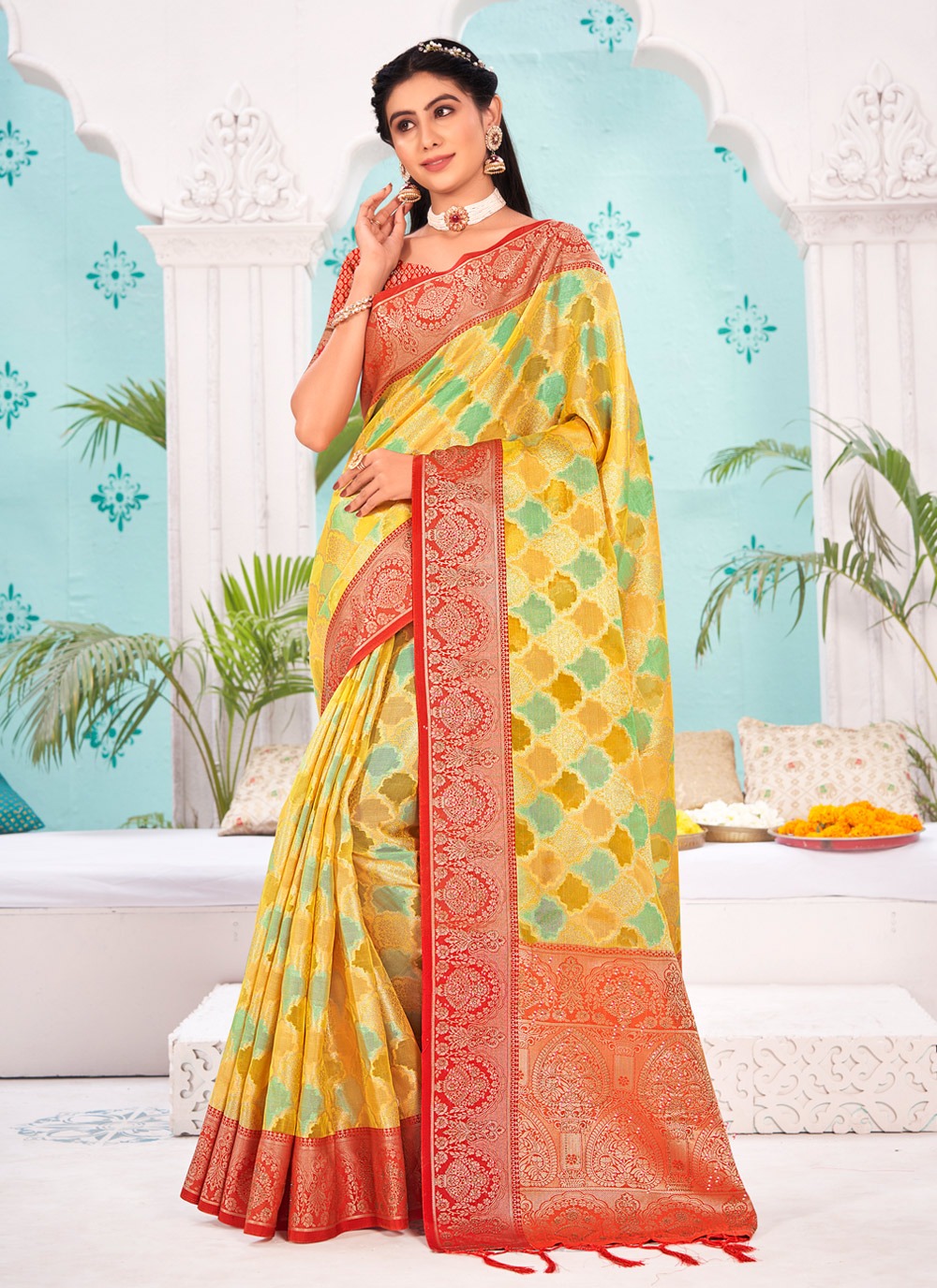 sangam print shanti organza new and modern style saree catalog