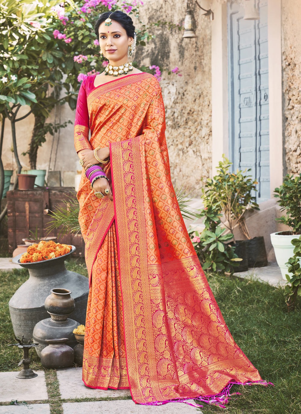 sangam print sundri silk  silk gorgeous look saree catalog