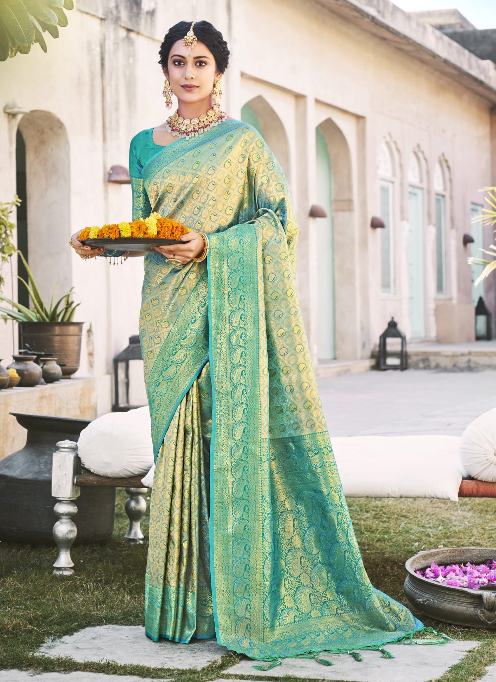 sangam print sundri silk  silk gorgeous look saree catalog