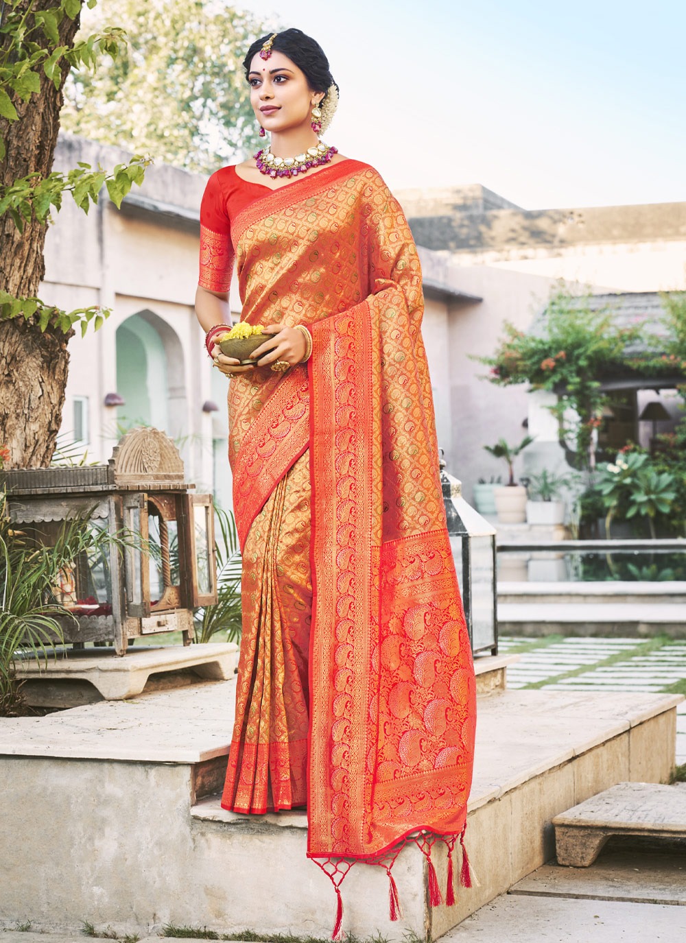 sangam print sundri silk  silk gorgeous look saree catalog