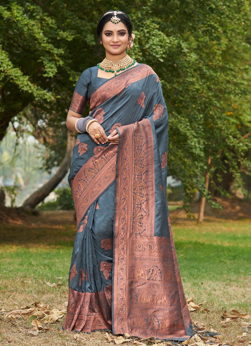 sangam print sungrace silk decent look saree catalog