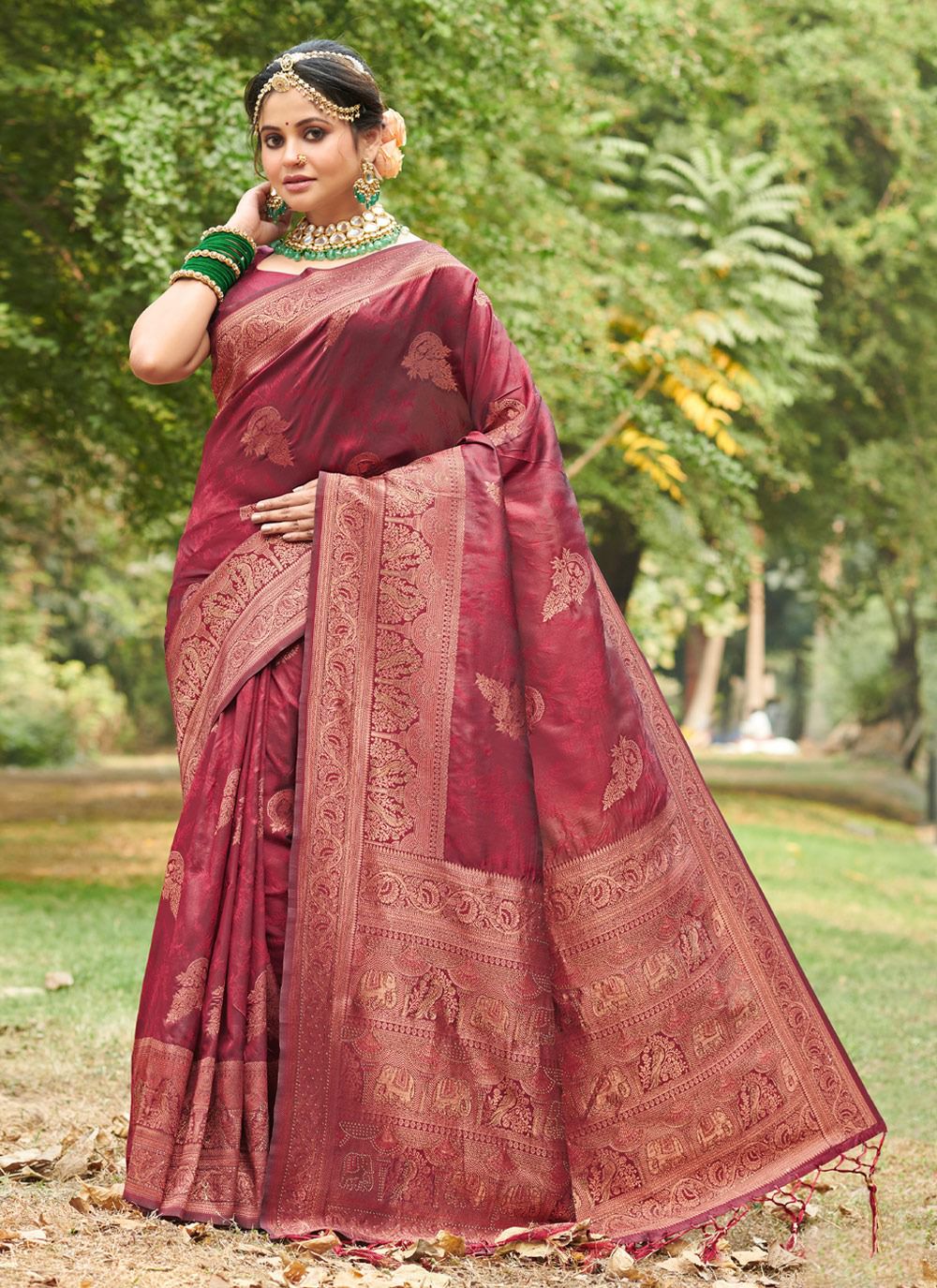 sangam print sungrace silk decent look saree catalog