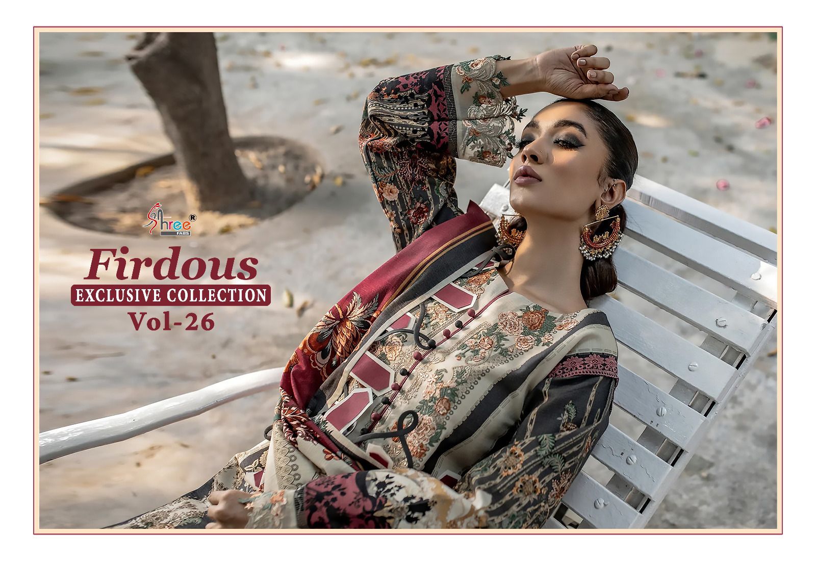 shree fabs firdous exclusive collection vol 26 cotton decent look salwar suit with siffon dupatta catalog