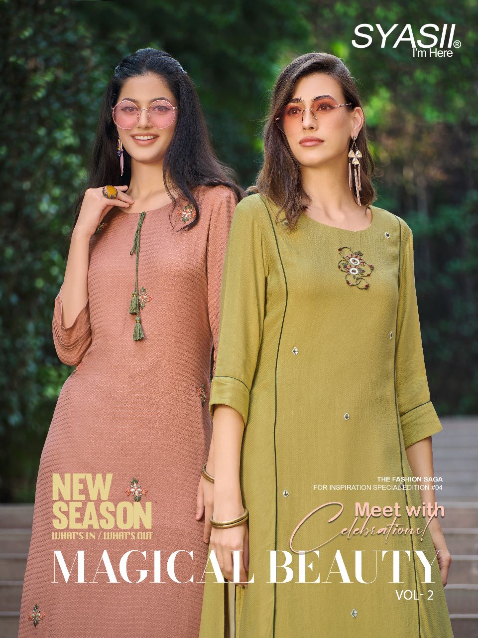 syasii magical beauty vol 2 viscose new and modern style kurti catalog