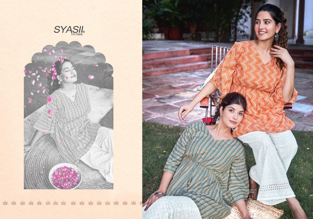 syasii topsy vol 2 cotton exclusive print kaftan catalog