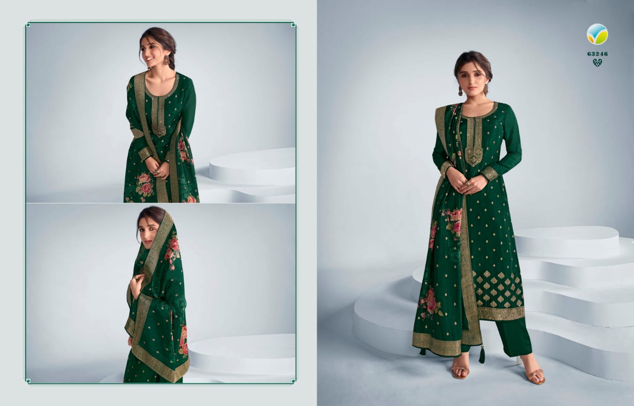 vinay fashion kaseesh zareena vol 6 dola jacouard innovative look salwar suit catalog