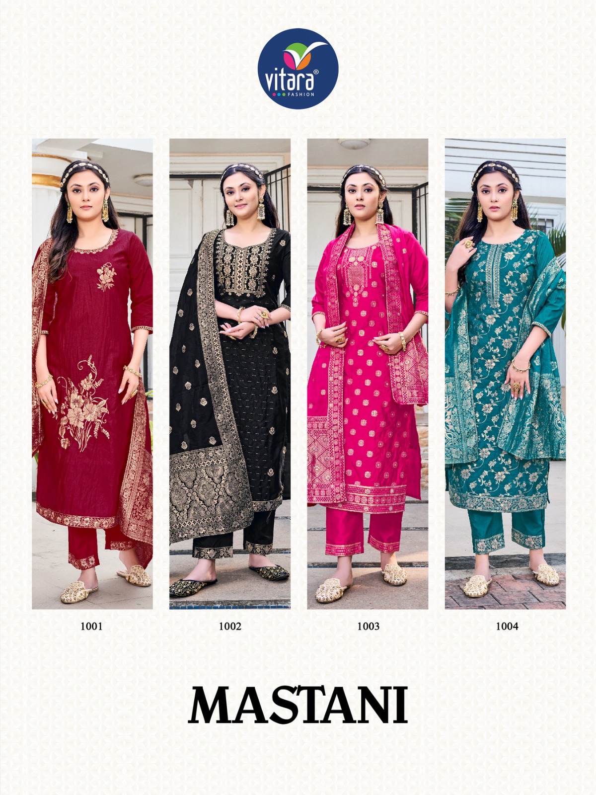 vitara fashion mastani viscose new and modern style top  pent with dupatta catalog