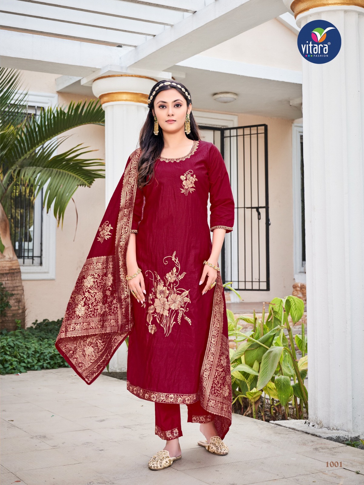 vitara fashion mastani viscose new and modern style top  pent with dupatta catalog