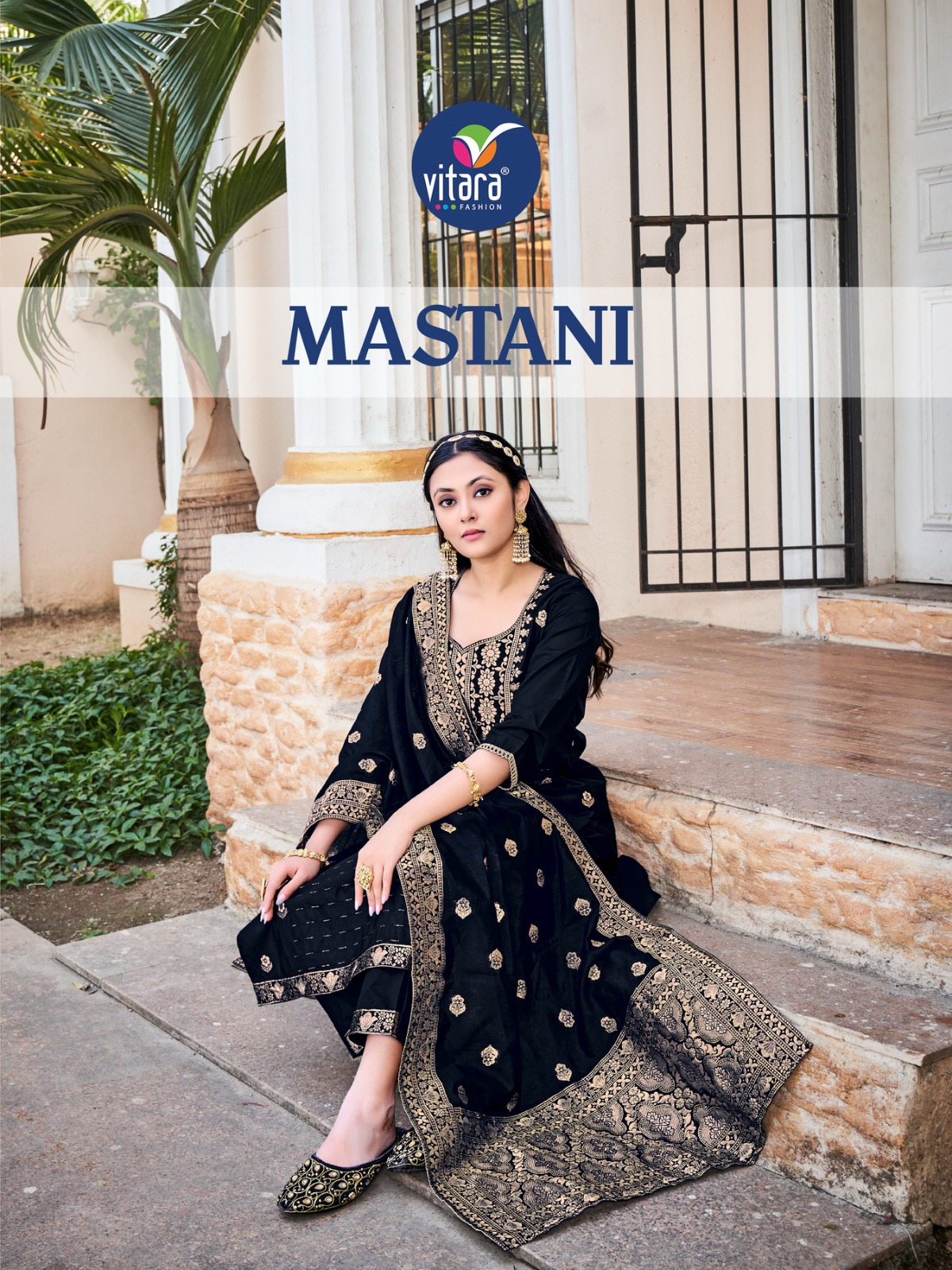 vitara fashion mastani viscose new and modern style top  pent with dupatta catalog