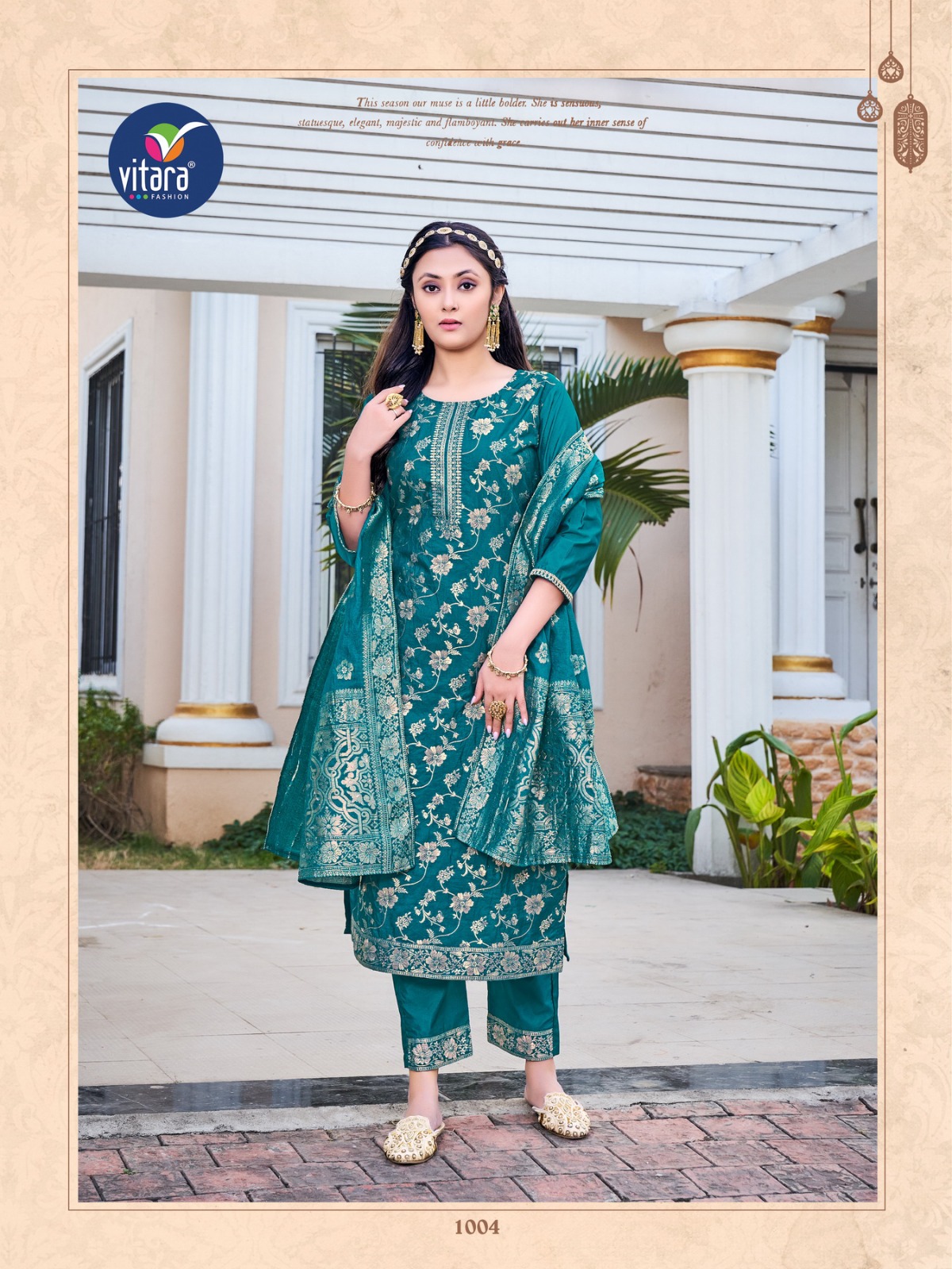 vitara fashion mastani viscose new and modern style top  pent with dupatta catalog