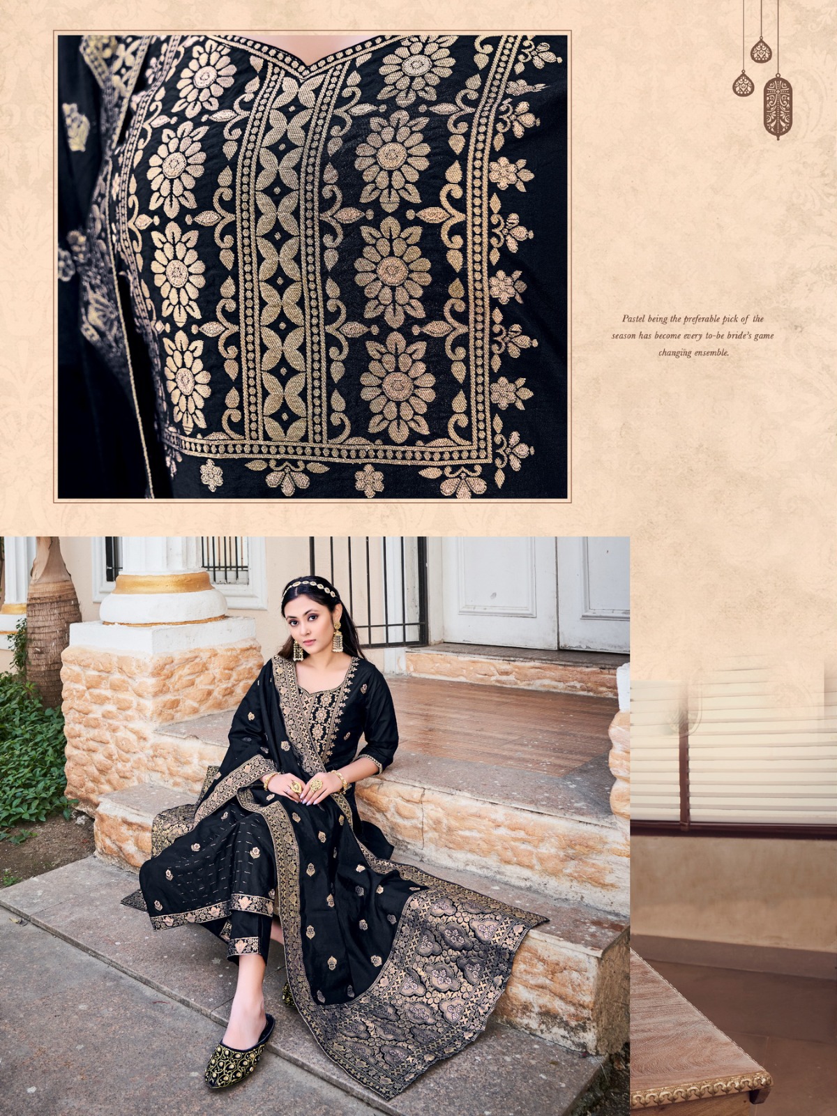 vitara fashion mastani viscose new and modern style top  pent with dupatta catalog