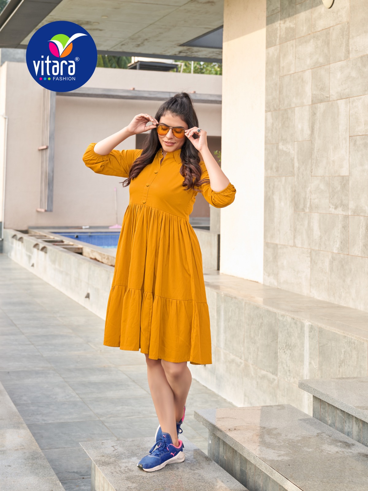 vitara fashion mazelo bsy decent look kurti catalog