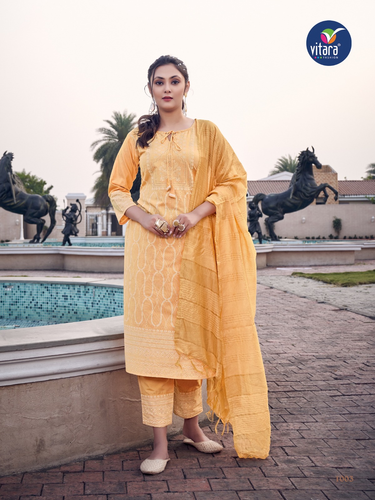 vitara fashion roman 2 viscose elegant look top with dupatta catalog