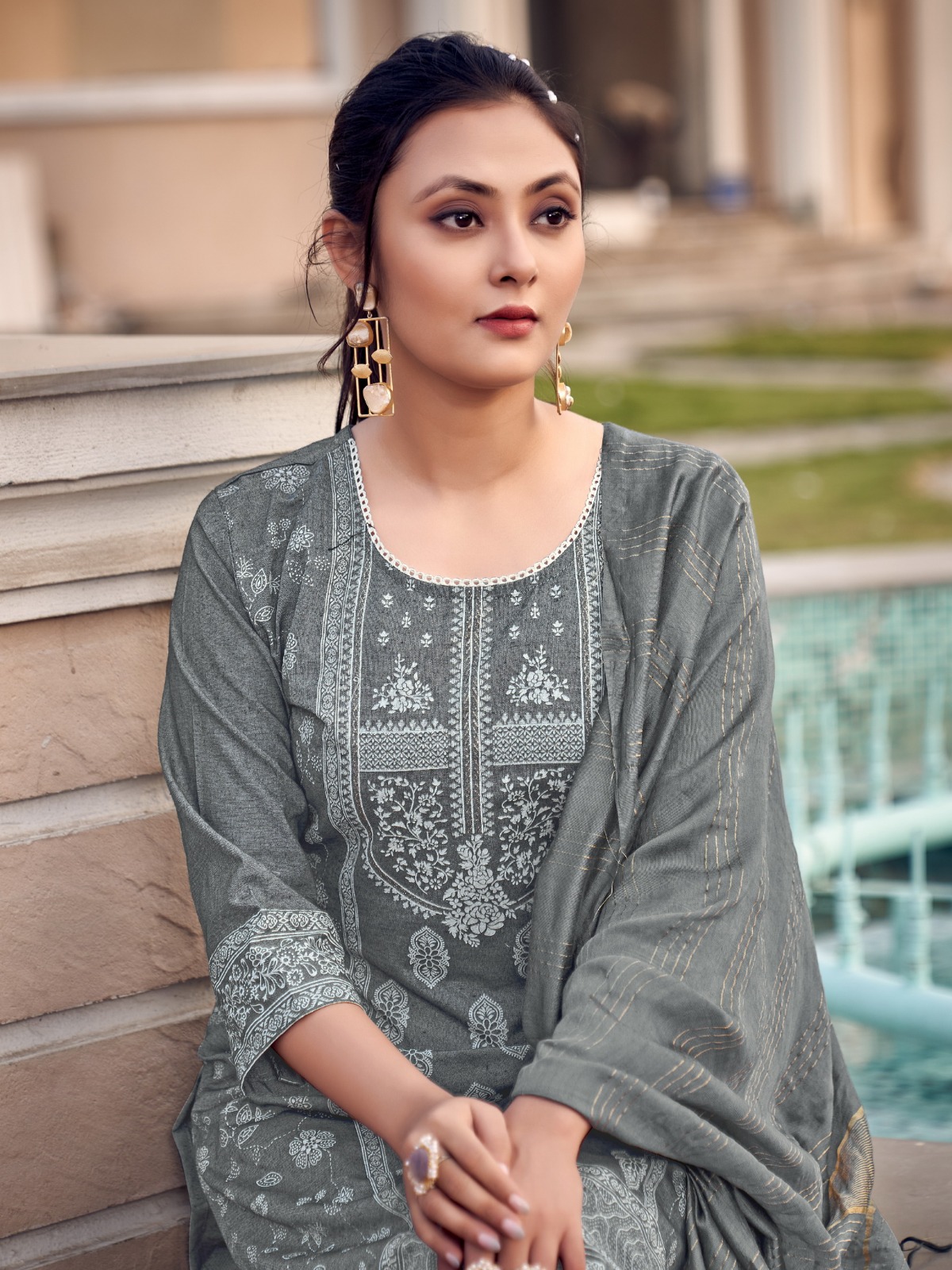 vitara fashion roman 2 viscose elegant look top with dupatta catalog